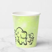 bunter Lauf   Pappbecher (Rückseite)