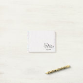 bunter Lauf Post-it Klebezettel (Auf Schreibtisch)