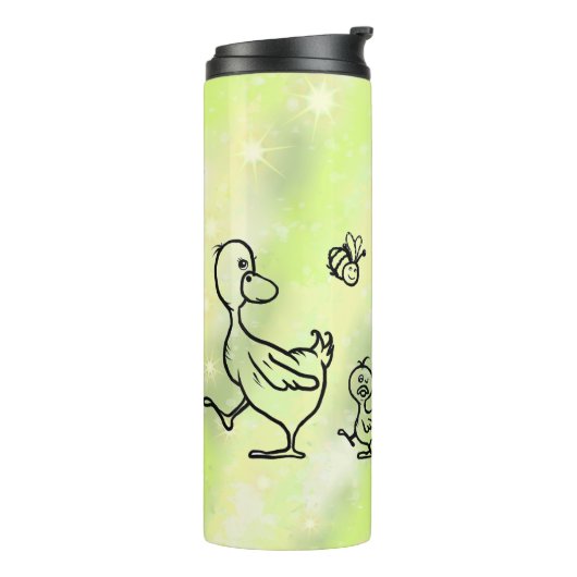 bunter Lauf Thermosbecher (Nach links gedreht)