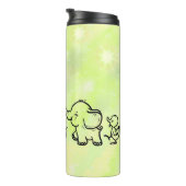 bunter Lauf Thermosbecher (Nach rechts gedreht)