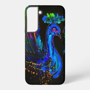 Bunter Launen-Pfau Samsung Galaxy Hülle