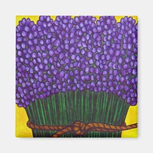 Bunter Lavendel-Magnet Magnet