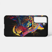 Bunter Leopard Samsung Galaxy Hülle (Rückseite (Horizontal))