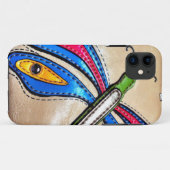 Bunter Libellen-Entwurf Case-Mate iPhone Hülle (Rückseite (Horizontal))