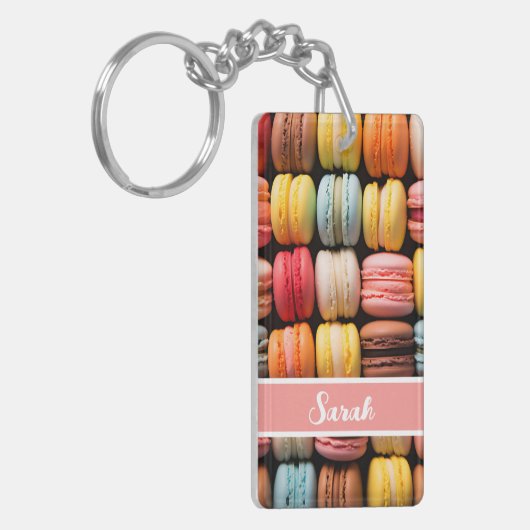 bunter Makaronbäckerei, individueller Name Schlüsselanhänger (Vorderseite links)