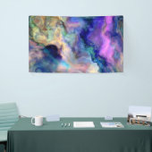 Bunter Marmor Banner (Messeveranstaltung)