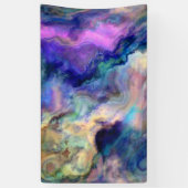 Bunter Marmor Banner (Vertikal)