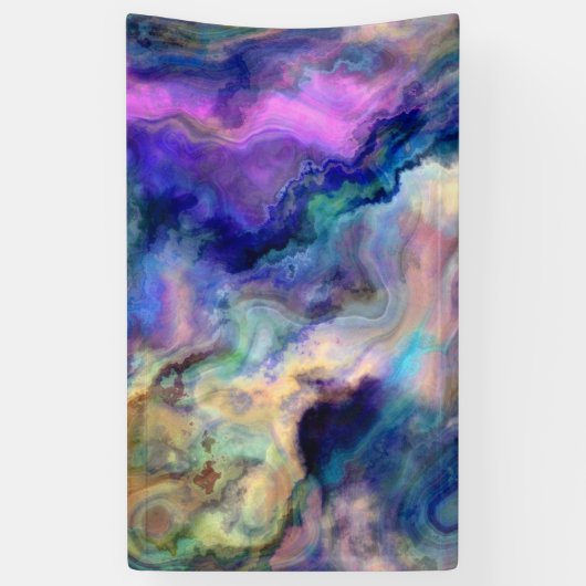 Bunter Marmor Banner (Vertikal)