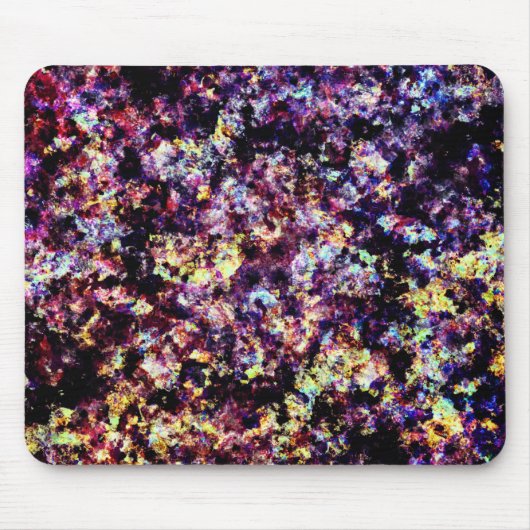 Bunter Marmor blättert Muster ab Mousepad (Vorne)