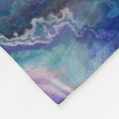 Bunter Marmor Fleecedecke (Ecke)