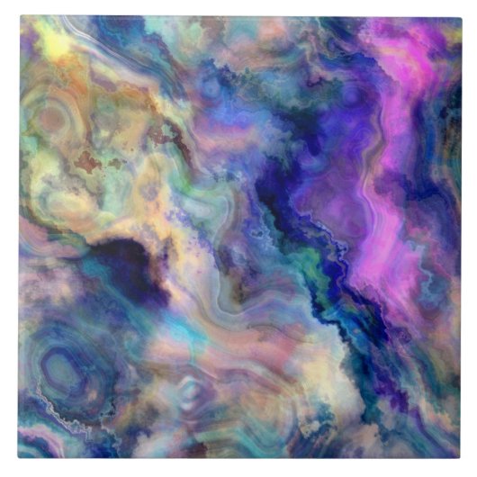 Bunter Marmor Fliese (Vorderseite)