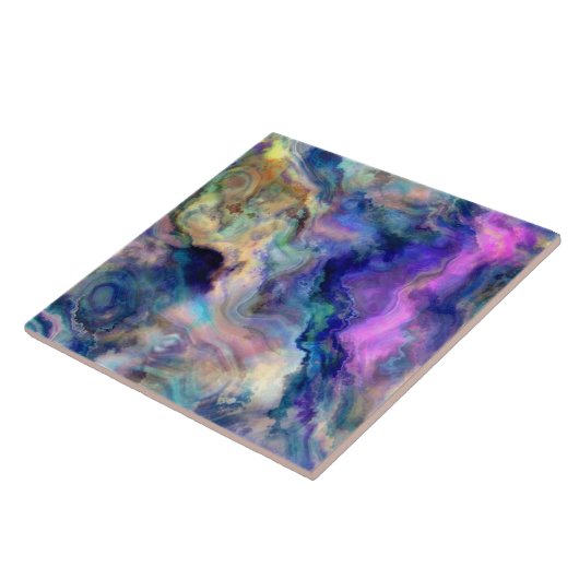 Bunter Marmor Fliese (Seite)