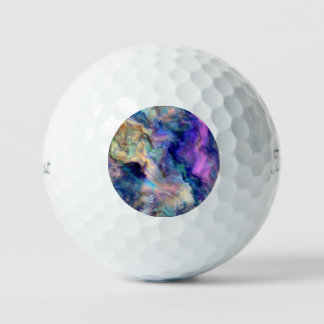 Bunter Marmor Golfball