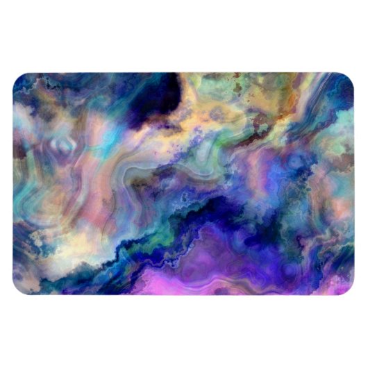 Bunter Marmor Magnet (Horizontal)