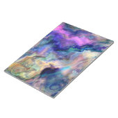 Bunter Marmor Notizblock (angewinkelt)