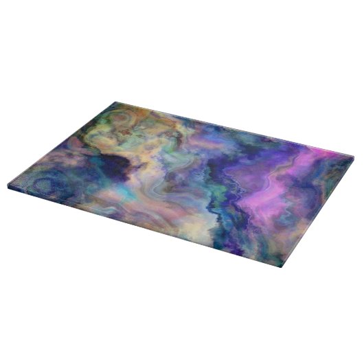 Bunter Marmor Schneidebrett (Ecke)