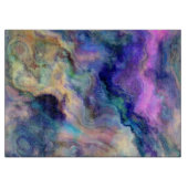 Bunter Marmor Schneidebrett (Vorderseite)