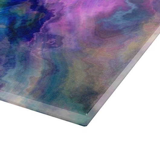 Bunter Marmor Schneidebrett (Ecke)