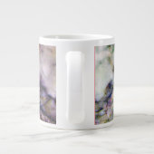 Bunter Marmorstein und Glitzer Jumbo-Tasse (Rückseite)