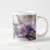 Bunter Marmorstein und Glitzer Jumbo-Tasse (Rechts)