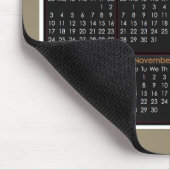 Bunter Maus-Auflage Kalender für 2016 Mousepad (Ecke)