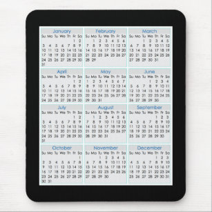 Bunter Maus-Auflage Kalender für 2016 Mousepad