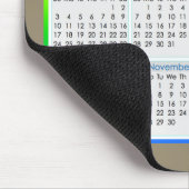 Bunter Maus-Auflage Kalender für 2016 Mousepad (Ecke)