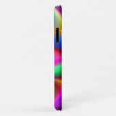 Bunter metallischer Fraktal-Glanz Case-Mate iPhone Hülle (Hinten/Rechts)