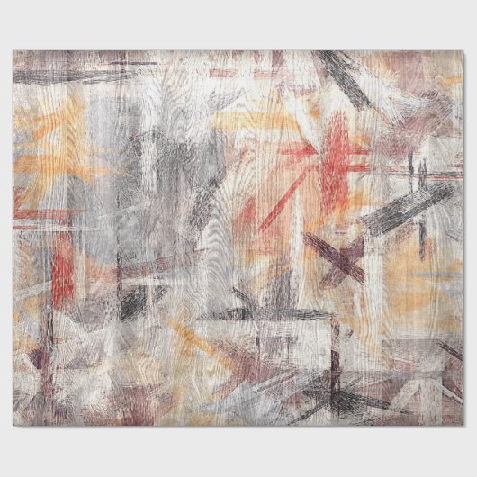 Bunter moderner hölzerner Korn-Hintergrund #29 Geschenkpapier (Flach)