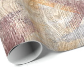 Bunter moderner hölzerner Korn-Hintergrund #29 Geschenkpapier (Rolleneckpunkt)