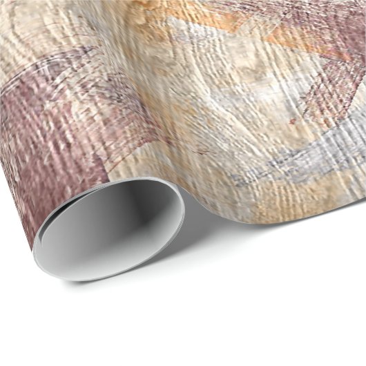 Bunter moderner hölzerner Korn-Hintergrund #29 Geschenkpapier (Rolleneckpunkt)