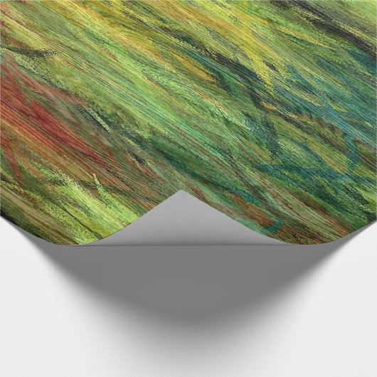 Bunter moderner hölzerner Korn-Hintergrund #3 Geschenkpapier (Ecke)