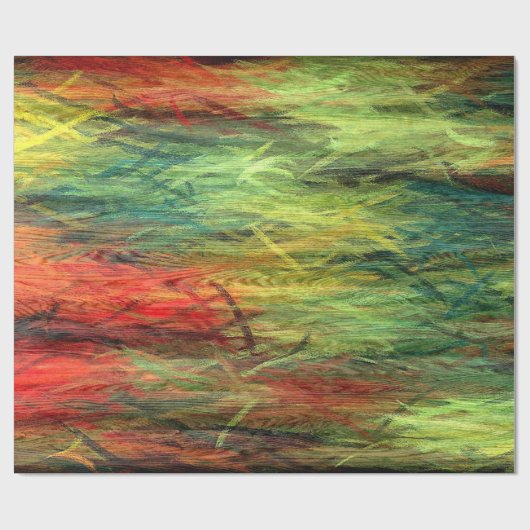 Bunter moderner hölzerner Korn-Hintergrund #3 Geschenkpapier (Flach)