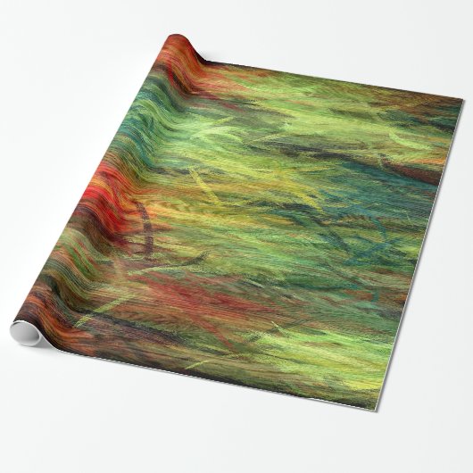 Bunter moderner hölzerner Korn-Hintergrund #3 Geschenkpapier (Ungerollt)