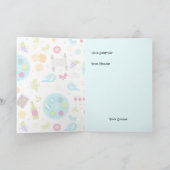 Bunter moderner Passahfest-Gruß Karte (Innenseite)