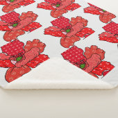 bunter Mohn Sherpadecke (3/4)