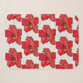 bunter Mohn Sherpadecke (Vorderseite (Horizontal))