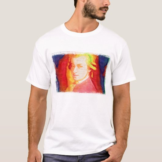 Bunter Mozart-T - Shirt (Vorderseite)
