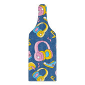 Bunter Musikmix in Rosa, Blau, Gelb Schneidebrett (Vorderseite)