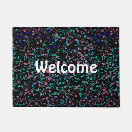 Bunter Musiknoten-kundengerechte Tür-Matte Fußmatte