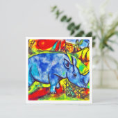 Bunter Nashorn (Stehend Vorderseite)