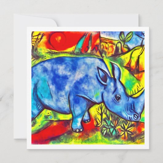 Bunter Nashorn (Vorderseite)