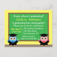 Bunter, niedlicher Eulen-Abschluss, für Kinder