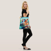 Bunter Nilpferd Tasche (Am Model)