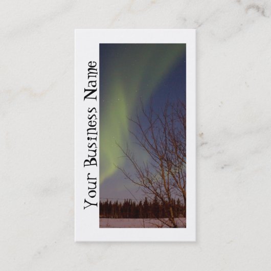 Bunter Nordhimmel; Fördernd Visitenkarte (Vorderseite)