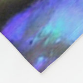 Bunter OhrschneckeSeashell, schöne Natur Fleecedecke (Ecke)