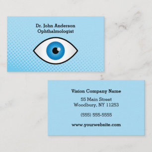 Bunter Ophthalmologist Visitenkarte