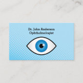 Bunter Ophthalmologist Visitenkarte (Vorderseite)