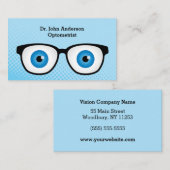 Bunter Optometriker Visitenkarte (Vorne/Hinten)