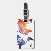 Bunter Oragami Karten-Reisend-Gepäckanhänger Gepäckanhänger (Vorderseite vertikal)